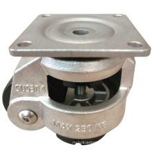Premium Quality Hot Selling Heavy Duty Castor Stainless Steel Plate Leveling Caster Wheel 60F